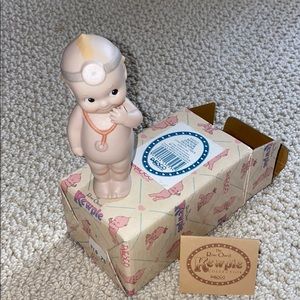 Kewpie Doctor Bisque Porcelain Figurine IOB 1993